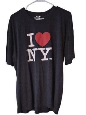 I Heart NY  Graphic Tee - Black with Red Heart
